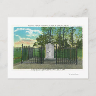 Carte Postale Le monument à la jambe gauche du général Benedict 