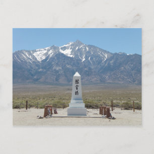 Carte Postale Le monument de Manzanar