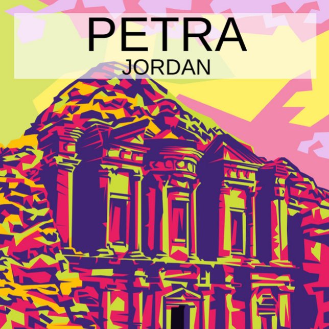 Carte Postale Le monument de Petra en Jordanie (Créateur téléchargé)