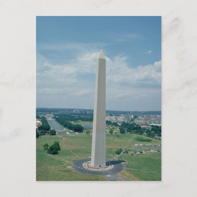 Carte Postale Le monument de Washington, construit de 1848 à 188 (Devant)
