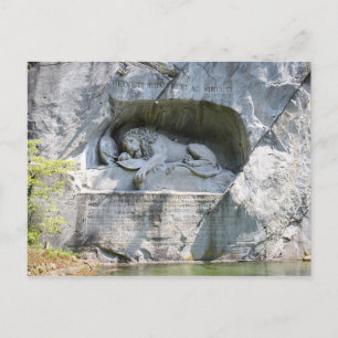 Carte postale Le Monument du Lion, Lucerne, Suisse