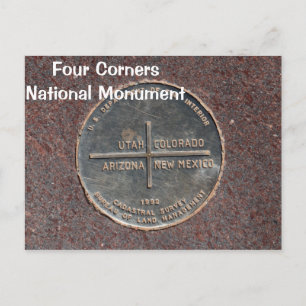 Carte Postale Le Monument National des Quatre Coins