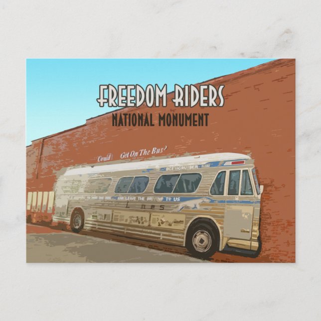 Carte Postale Le monument national Freedom Riders Alabama (Devant)