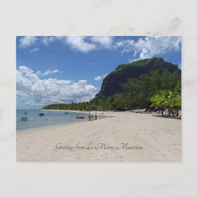 Carte Postale Le Morne, Maurice (Devant)