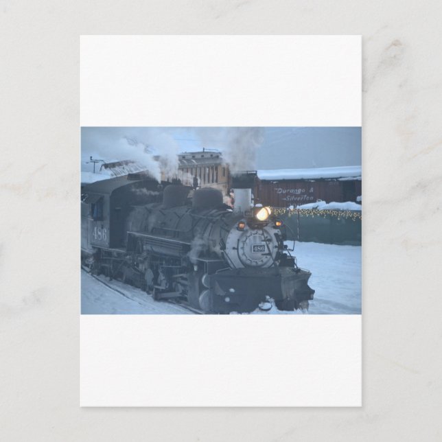Carte Postale Le moteur d'Express polaire (Devant)