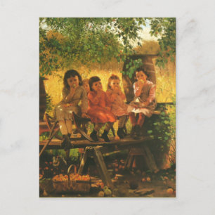 Carte Postale Le moulin à cidre 1880