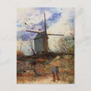 Carte Postale Le Moulin de la Galette by Vincent van Gogh