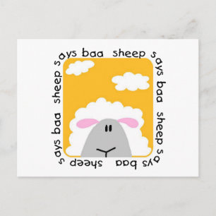 Carte Postale Le mouton indique le T-shirts et les cadeaux de