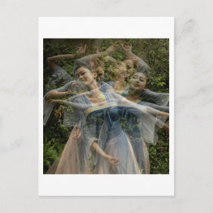 Carte Postale Le Mouvement Douce De La Danse (Multi No 6)