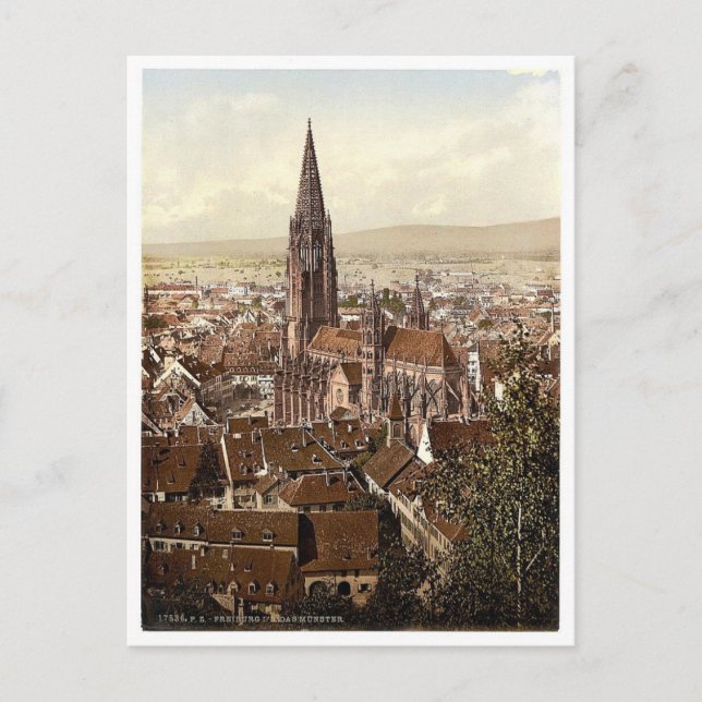 Carte Postale Le Munster, Fribourg, Baden, Allemagne magnifique (Devant)