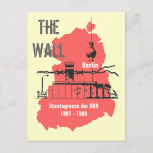 Carte Postale Le Mur du design spécial