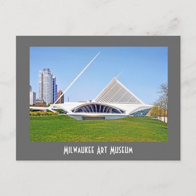 Carte Postale Le musée d'art de Milwaukee (Devant)