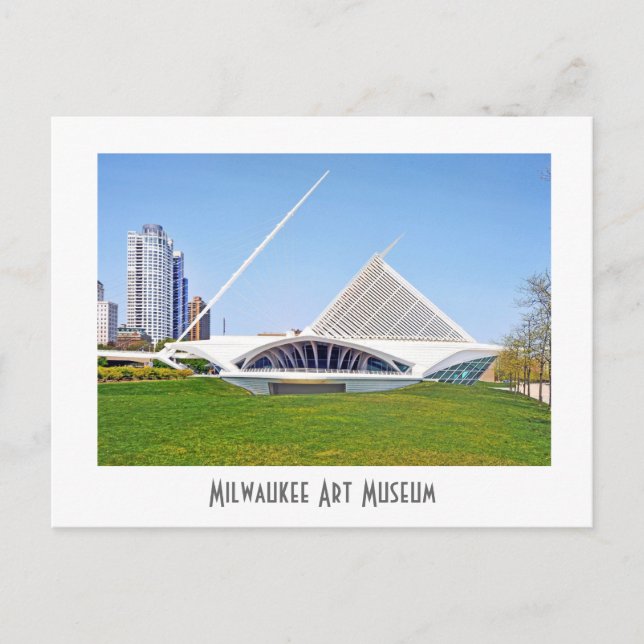 Carte Postale Le musée d'art de Milwaukee (Devant)