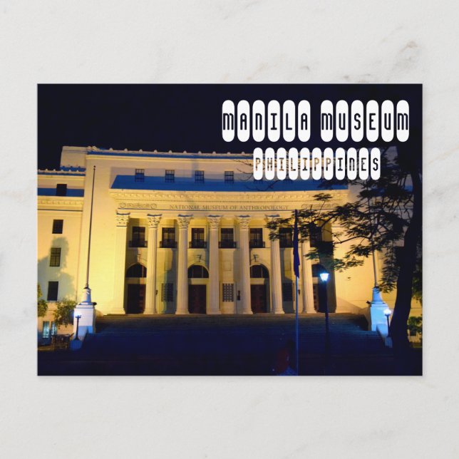 Carte Postale Le musée de Manille (Devant)