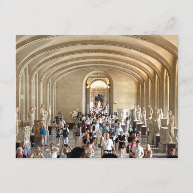Carte postale Le Musée du Louvre en été, Paris Fra (Devant)