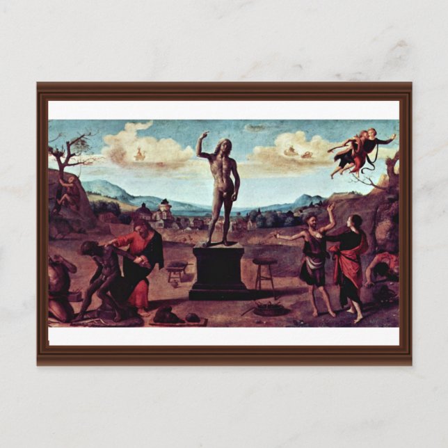 Carte Postale Le Mythe De Prométhée Peinture Séquence De Cinq P (Devant)