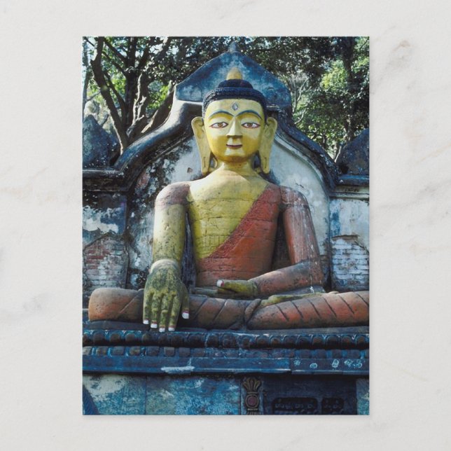 Carte Postale Le Népal Bouddha (Devant)