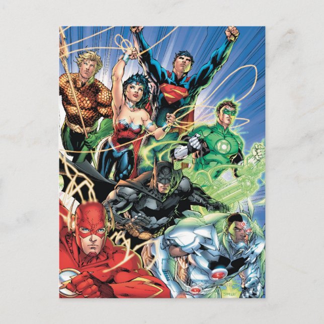 Carte Postale Le New 52 - Justice League #1 (Devant)