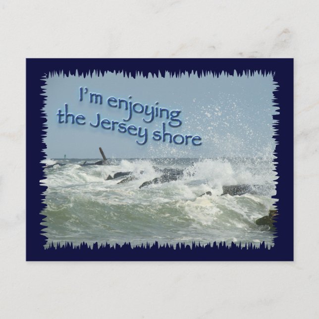 Carte Postale Le New Jersey Shore (Devant)