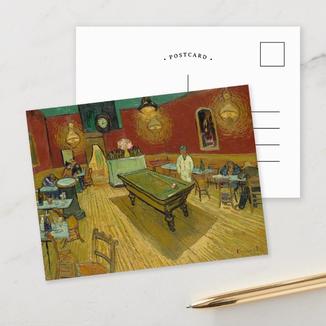 Carte Postale Le Night Cafe | Vincent van Gogh (Créateur téléchargé)