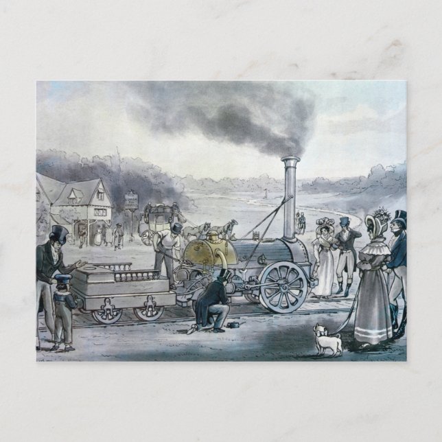 Carte Postale Le "Northumbrien" de Stephenson (Devant)