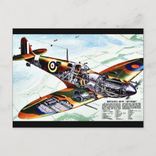 Carte Postale Le nouveau Spitfire britannique
