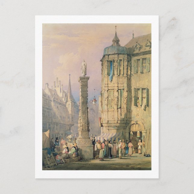 Carte Postale Le palais de l'évêque, Wurzburg (Devant)