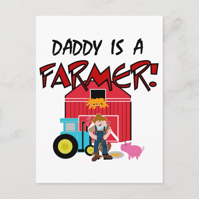 Carte Postale Le papa est des T-shirts et des cadeaux d'un (Devant)