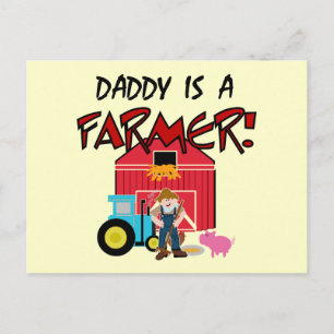Carte Postale Le papa est des T-shirts et des cadeaux d'un