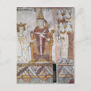 Carte Postale Le pape Clément IV investit Charles d'Anjou