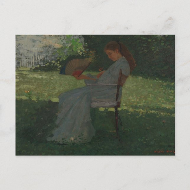 Carte Postale Le papillon de Winslow Homer (Devant)