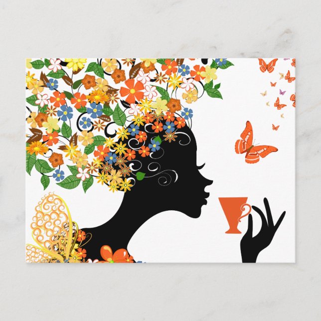 Carte Postale Le papillon LaBelle (Devant)