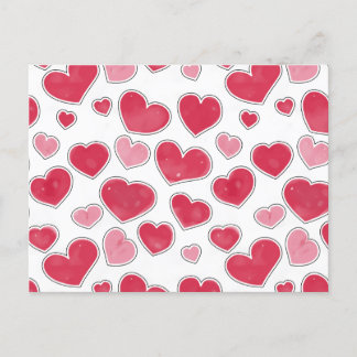 Carte Postale Le paradis de la Saint-Valentin Papier d'enveloppe