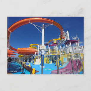 Carte Postale Le parc aquatique Breeze