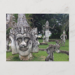 Carte Postale Le parc Bouddha