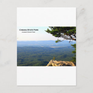 CARTE POSTALE LE PARC D'ÉTAT DE CHEAHA - LE POINT LE PLUS ÉLEVÉ 