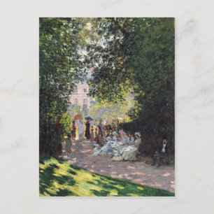 Carte Postale Le Parc Monceau - Claude Monet