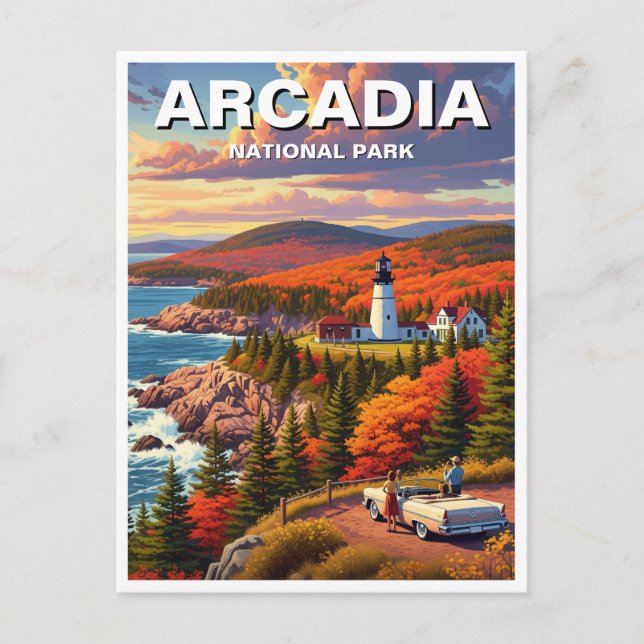 Carte Postale Le Parc national d'Arcadia (Devant)