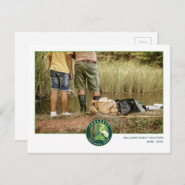 Carte Postale Le Parc national de Congaree (Devant / Derrière)