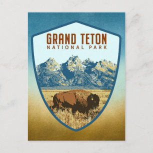 Carte Postale Le Parc national de Grand Teton
