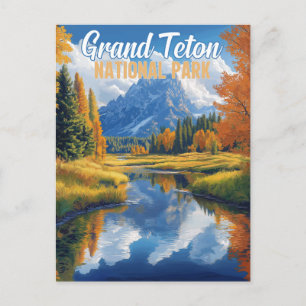 Carte Postale Le Parc national de Grand Teton