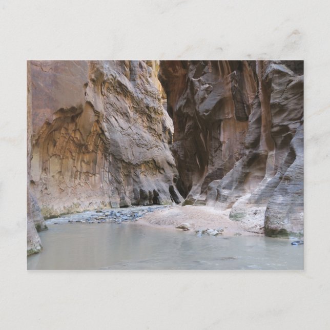 Carte Postale Le Parc national de Narrows Zion (Devant)