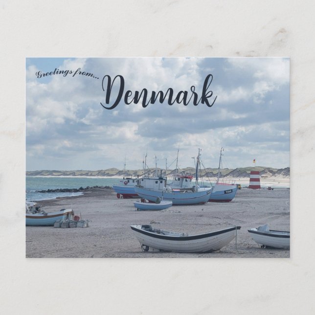 Carte Postale Le parc national de Thy au Danemark (Devant)