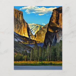 Carte Postale Le parc national de Yosemite est un parc national 
