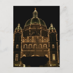 Carte Postale Le Parlement en soirée