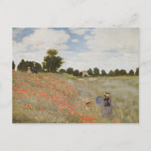 Carte Postale Le pavot de Monet classé