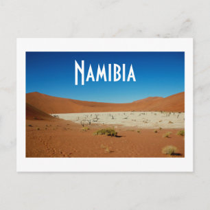 Carte Postale Le paysage des dunes de sable de Namibie Sossusvle