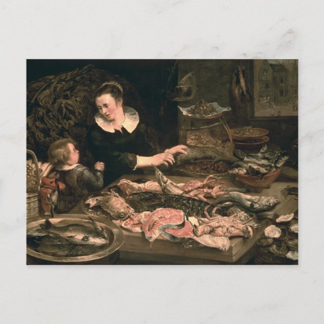 Carte Postale Le pêcheur (Devant)