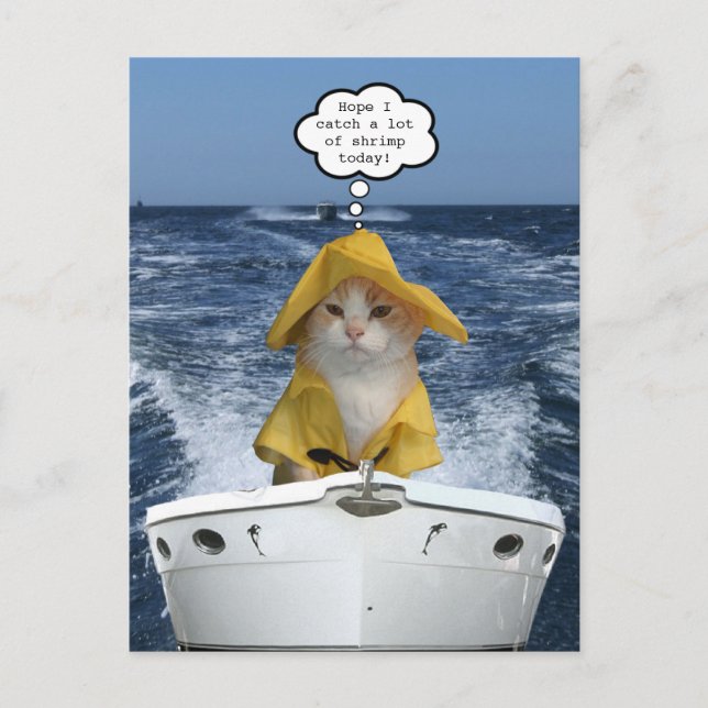 Carte Postale Le pêcheur El Gato (pêcheur de chat) (Devant)