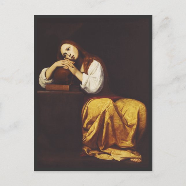 Carte Postale Le pénitent Mary Magdalene par Giacomo Galli (Devant)